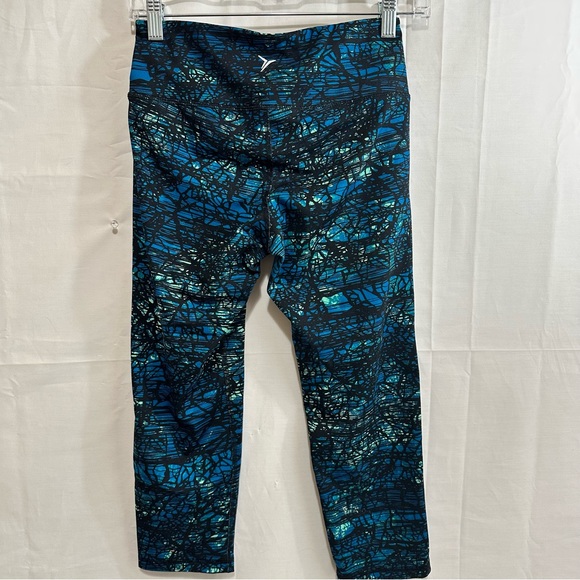 Old Navy Go-Dry Activewear Leggings in Blue&Green Size Small - Picture 4 of 5